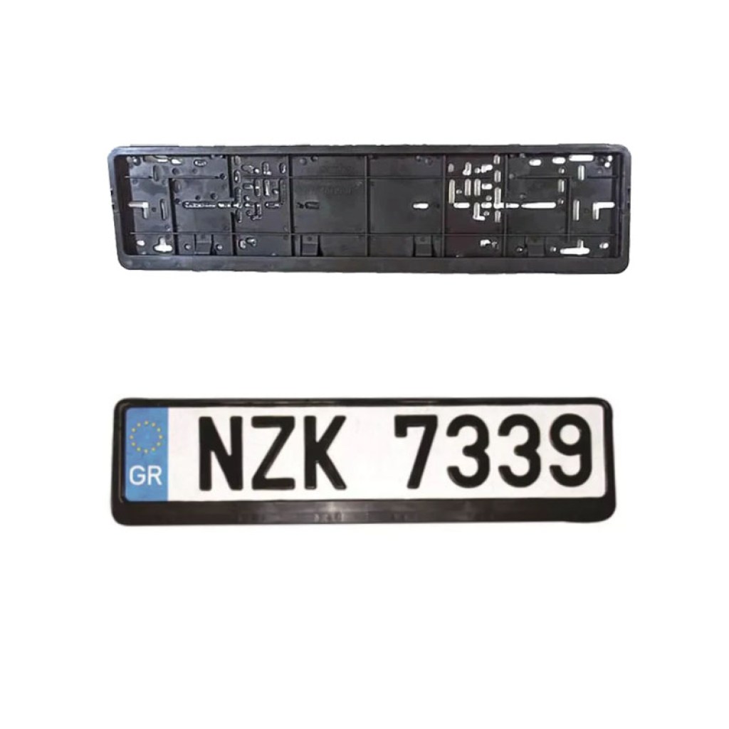 πλαίσιο-πινακίδας-μαύρο-πλαστικό-license-plate-frame